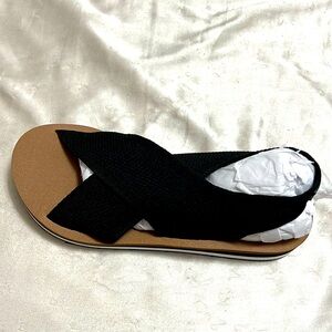 Brand new, never worn yellow box sandals.